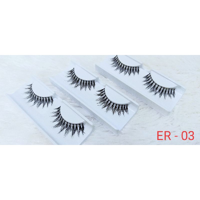 Bulu Mata Palsu ER - 03 / Eyelash Extention / Bulu Mata Murah TIDAK TERMASUK COVER MIKA