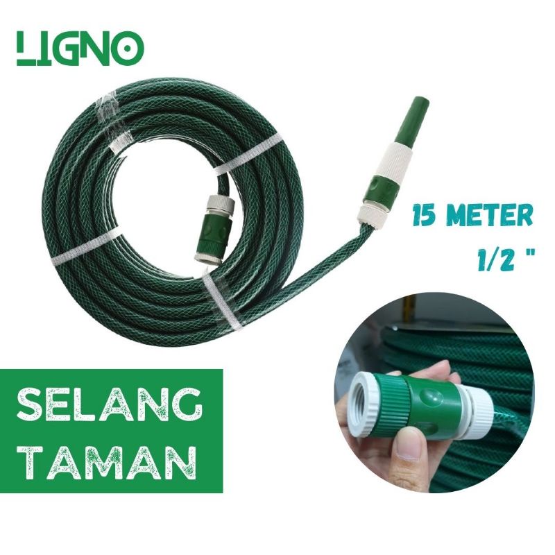 SELANG TAMAN 15 Meter 1/2 inch Selang Air PVC Alat Berkebun