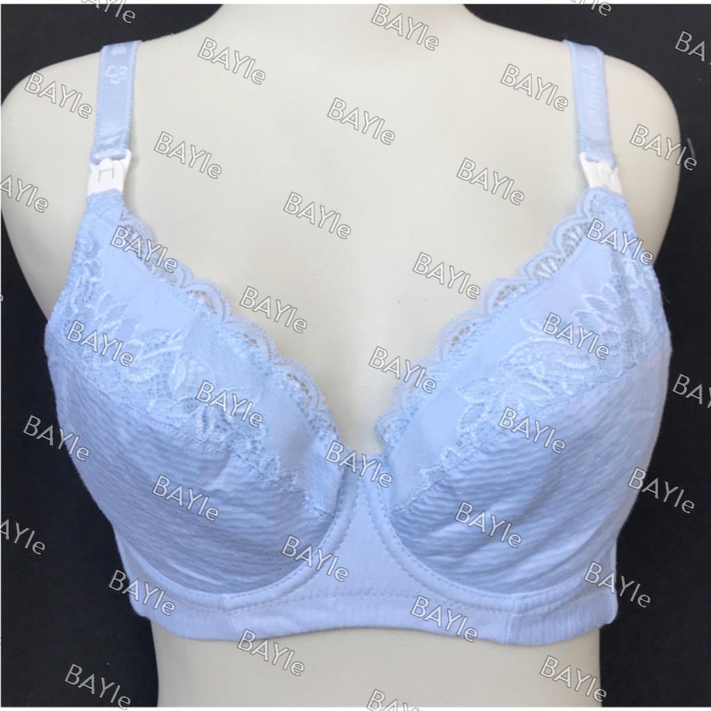 BAYIe - BH / Bra Ibu Menyusui/Nursing BRA 94916 Tanpa Busa CUP C BESAR Kaitan 3