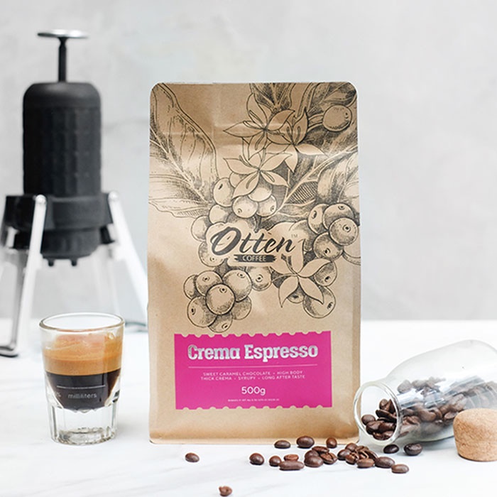 

Kopi bubuk Crema Espresso - Kopi House Blend 500 gram