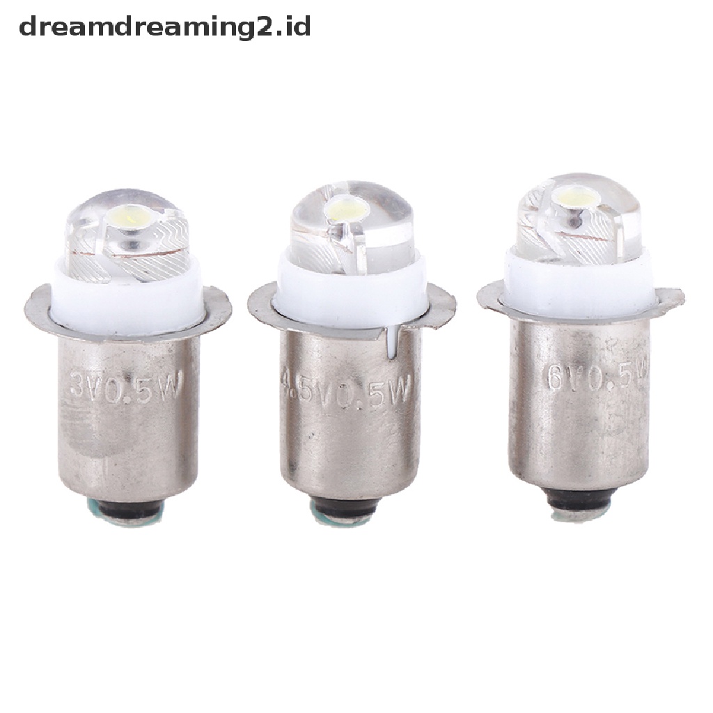 (LIKE) P13.5s 0.5w 3v 4.5v 6v Lampu Senter led Pengganti