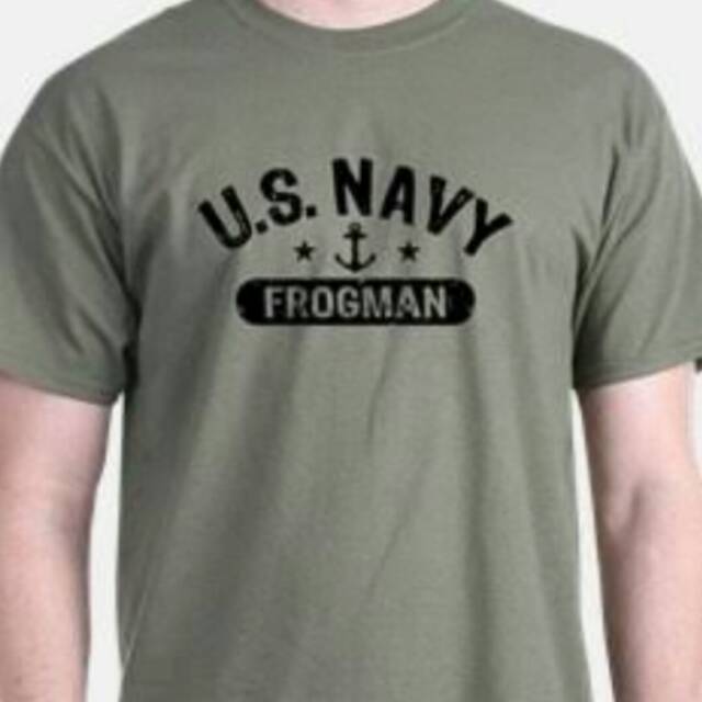KAOS BIG SIZE US NAVY FROGMAN//KAOS MILITER//KAOS NAVY BIG SIZE (XXXL-XXXXL)