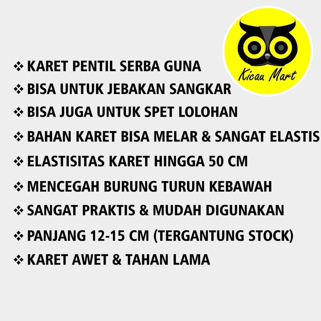 KARET PENTIL KETAPEL BAN SEPEDA SELANG SPET LOLOH PIYEK JEBAKAN SANGKAR KANDANG BURUNG RKECUBUNG1