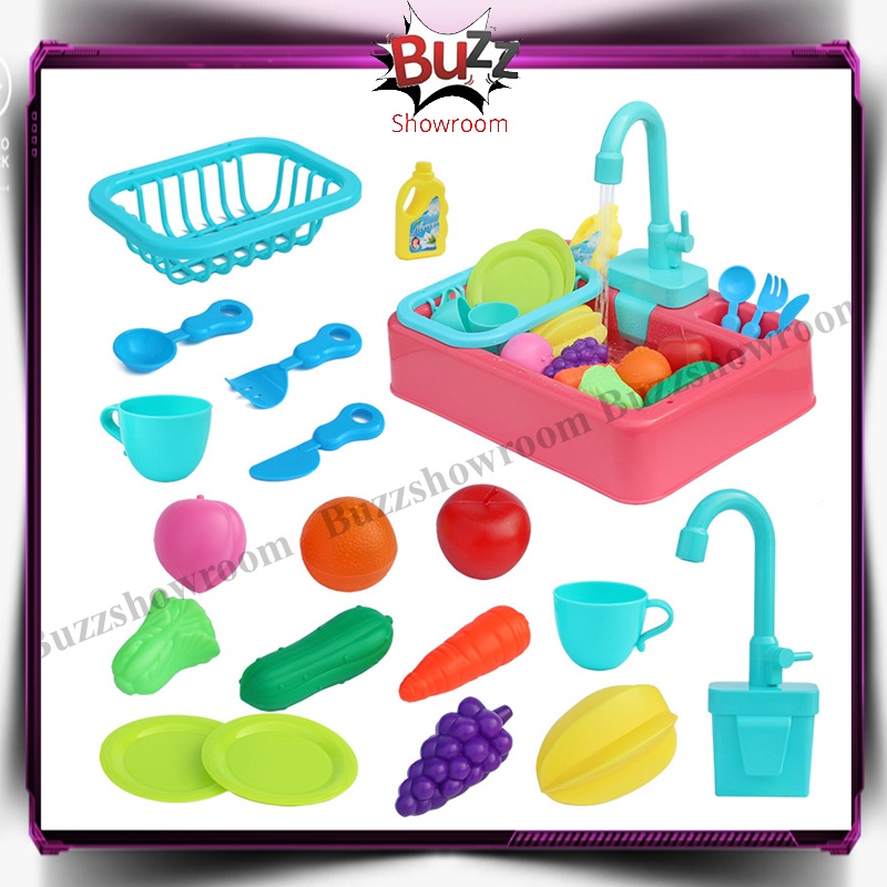 Kitchen Sink wastafel wash bin Mainan anak  cuci piring