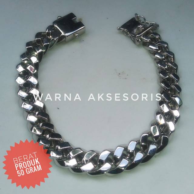 Gelang perak asli sisik naga