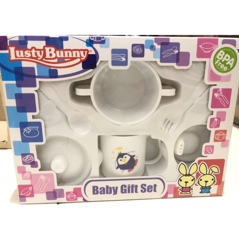 Lusty Bunny Feeding set isi 6 LB 1424 Baby set gift