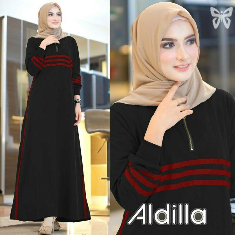 GAMIS WANITA KEKINIAN KAOS BABYTERI ADEM MAXY ZOLAQU MAXY DRESS MUSLIM MURAH GOOD QUALITY