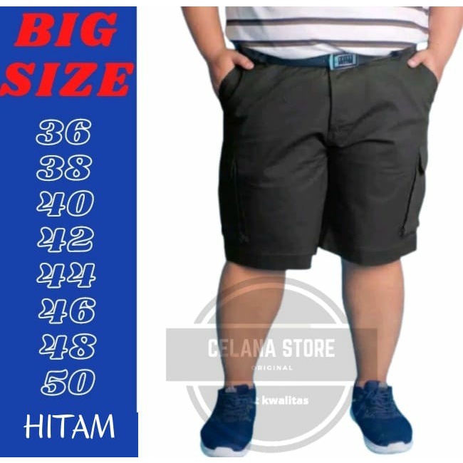 BIG SIZE 36 38 40 42 44 46 48 50/celana cargo pendek pria big size/celana big size/celana cargo pendek ukuran besar/celana jumbo/celana pdl big size/celana gunung big size