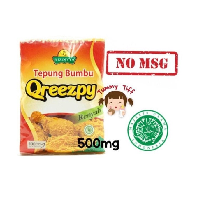 

pakai-siap-tepung-bumbu-tepung- tepung qreezpy 500gr no msg / tepung bumbu serba guna non msg