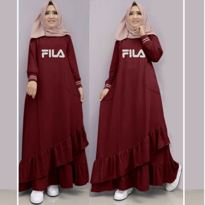 EDELWEISS Cavina 2 Dress brokat bridal tile murah cantik terbaru fashion muslim modern kekinian i.12
