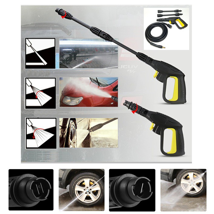 Selang Tembakan Hose Gun Set High Pressure for Jet Cleaner Karcher K1 K2 K3 K4 K5 Pressure Washer