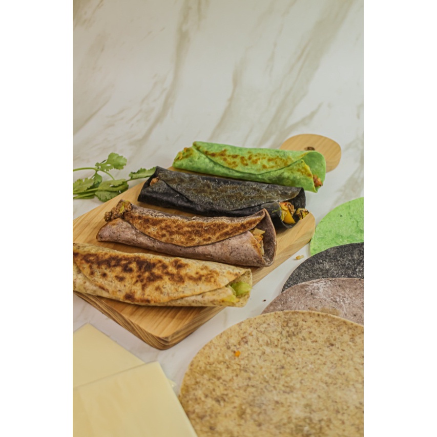 Whole Wheat Tortilla 20cm (10 PCS) 350 gr Vegan