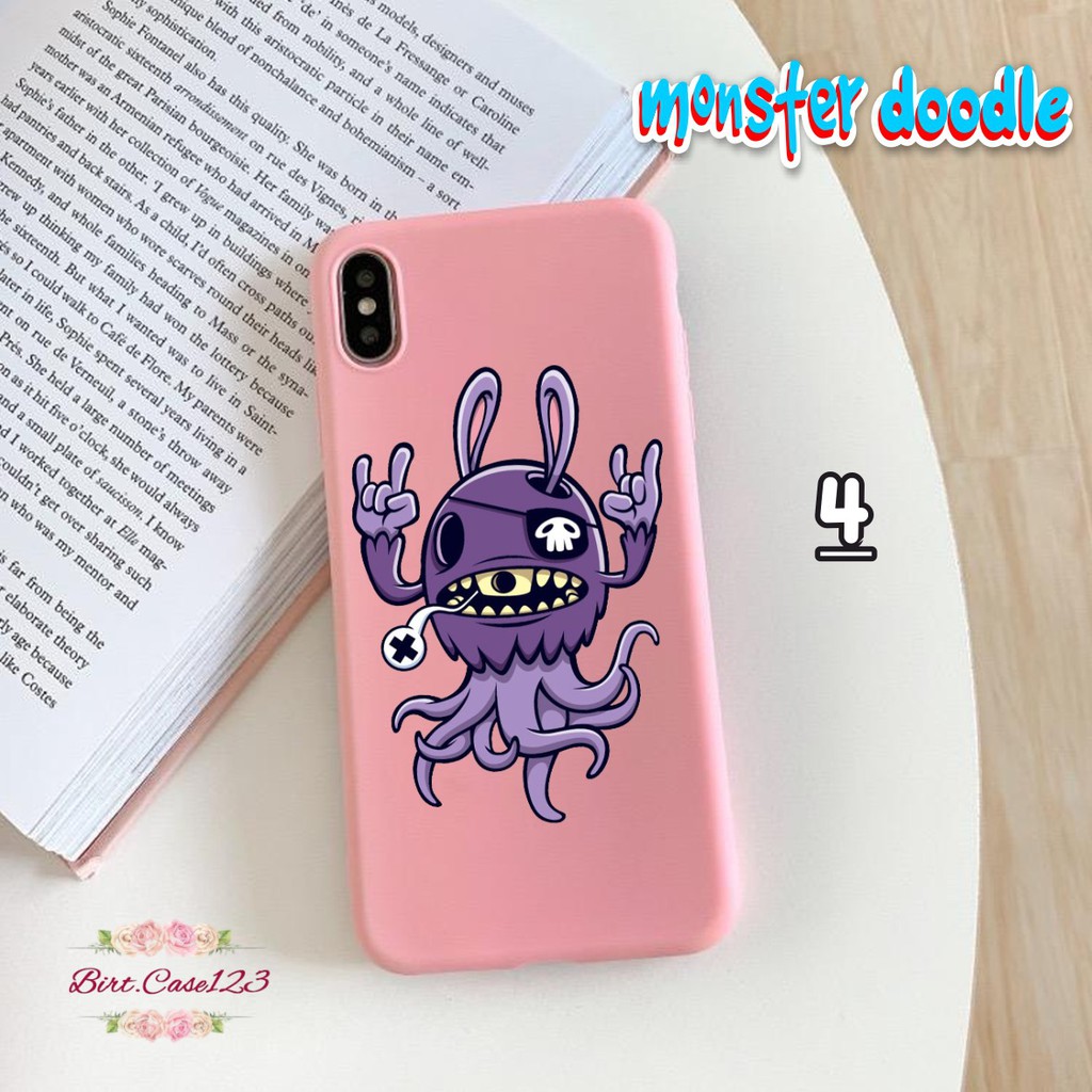 Softcase MONSTER DOODLE Oppo A37 Neo 9 A53 A33 A83 F1s A59 F11 Pro Reno 2 2z 2f BC4638