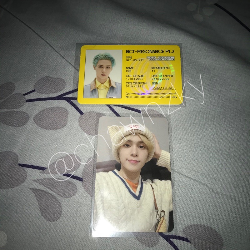 [OFFICIAL] PC Hendery & ID Card Kun Resonance pt.2 departure version
