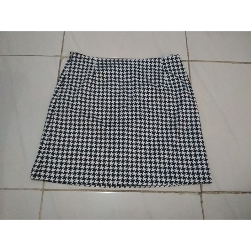 Rok Mini Span Style Kantoran Formal (Preloved)