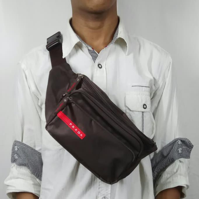 Tas Pinggang/ Slempang Dada Prada N10 Premium