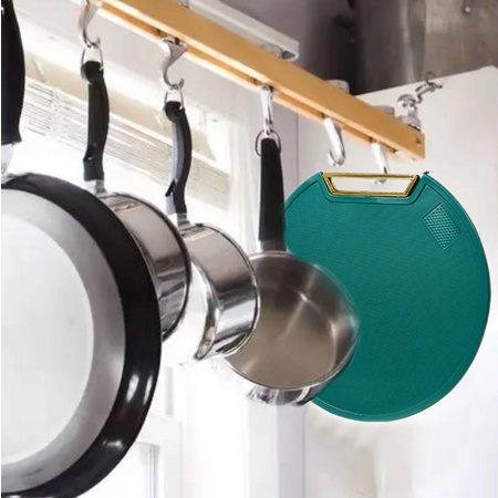 Talenan Perlengkapan Dapur Dari Bahan Premium Anti Jamur dan Anti Slip Ukuran Diameter 35 Cm