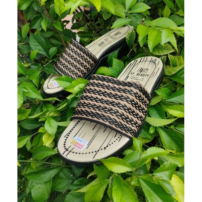 Lf_beauty Sandal wedges rajut turki Sendal turki