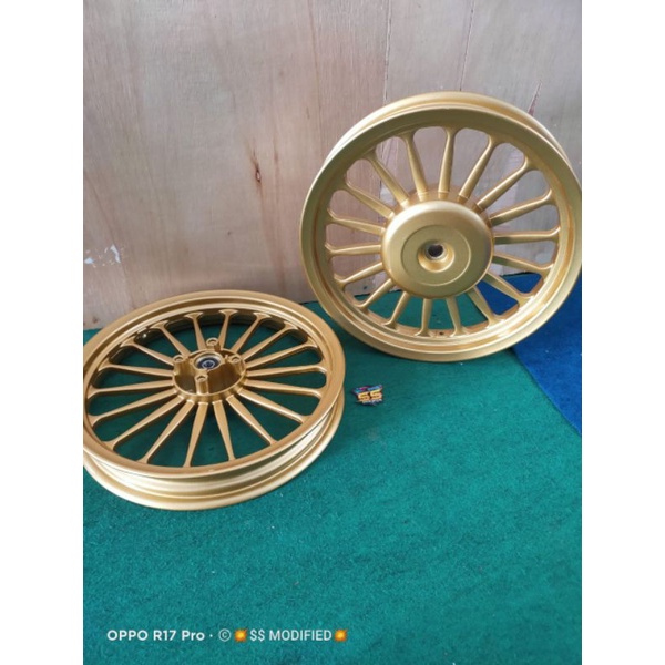 [Vrossi] Velg Vrossi Model Daytona Palang 18 Ring14 185/215 Scoopy Beat Vario karbu Vario LED Vario1