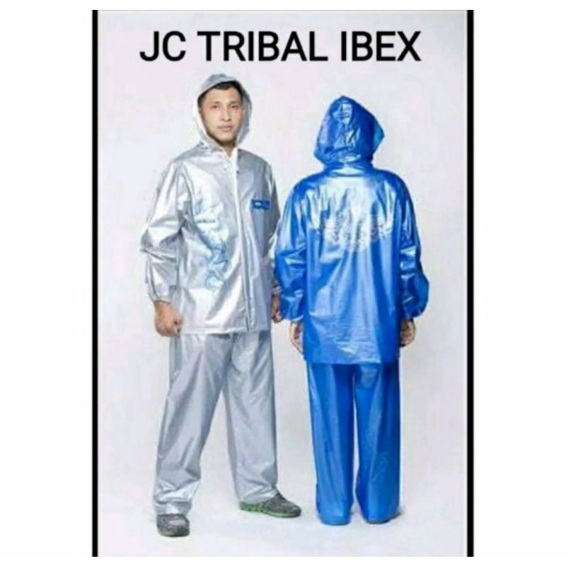 jas hujan jaket celana ibex tribal transparan skotlet