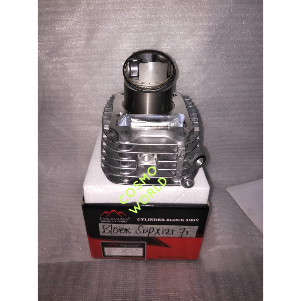 Block seher komplit supraX125 Fi+piston kit