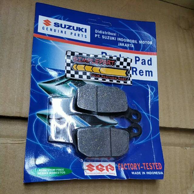 Dispad belakang Satria Fu new 150 kampas rem belakang Satria Fu new 150