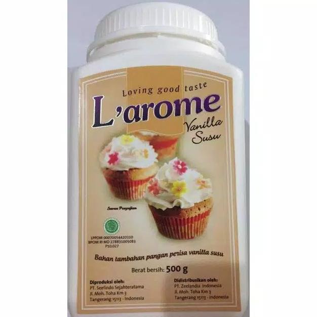 

Larome Vanilla Susu Milk Powder 500Gr L'Arome Perisa Vanila Susu Bubuk