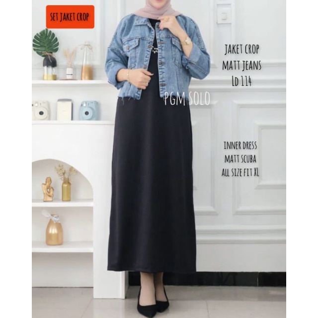 ONE SET CARDIGAN JEANS / SETELAN OUTER JEANS / SET JAKET