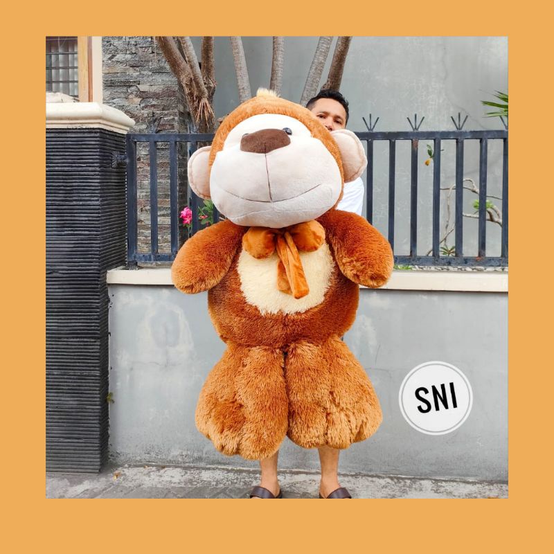 Boneka Monyet Jumbo bulu halus dan empuk