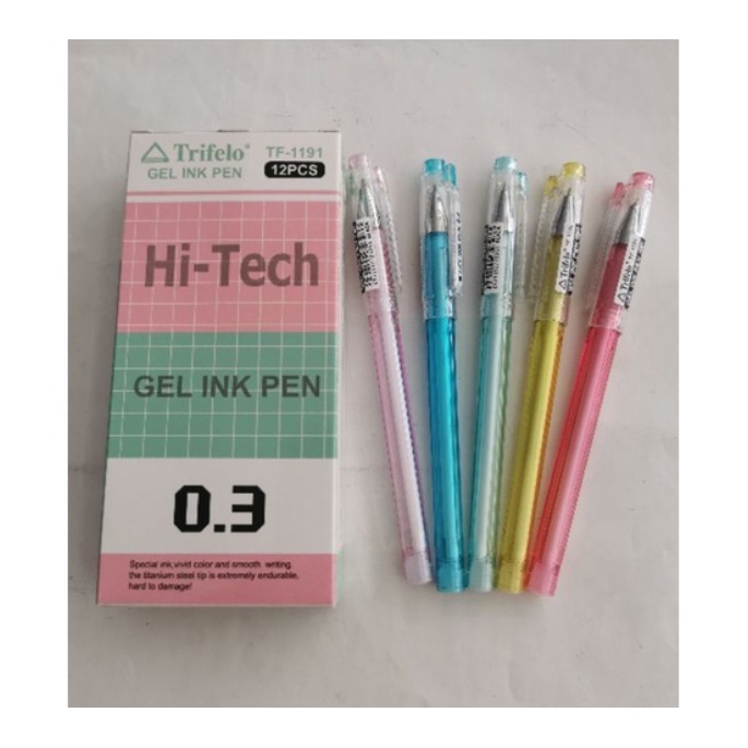 

TRIFELO Pulpen gel HI-TECH 0.3 mm TF1191 / pulpen HITEC 0.3