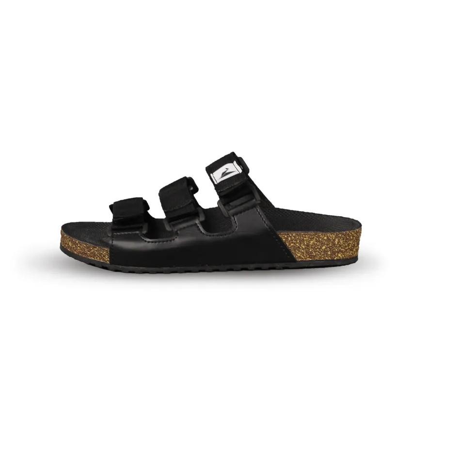 Paling Diminati Zoe Berlin | Saka Black V2 | Sandal Pria | Sandal Footbed Pria | Sandal Slide Pria |