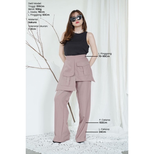 Bess Palazo Pocket Pants