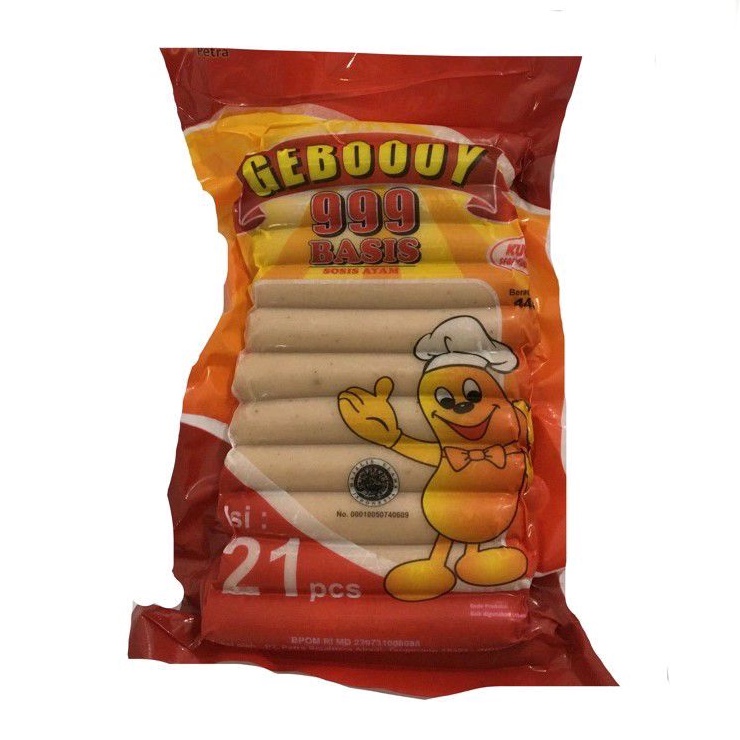 

Geboooy Geboy 999 Sosis Basis Ayam isi 21 pcs