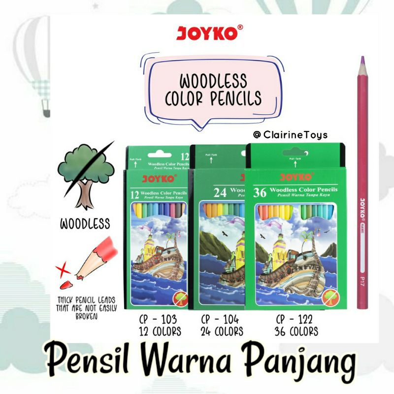 

PENSIL WARNA PANJANG JOYKO