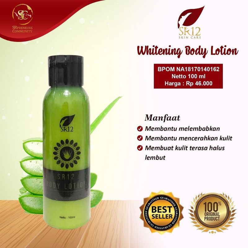 Body Lotion SR12 || Whitening Body Lotion SR12