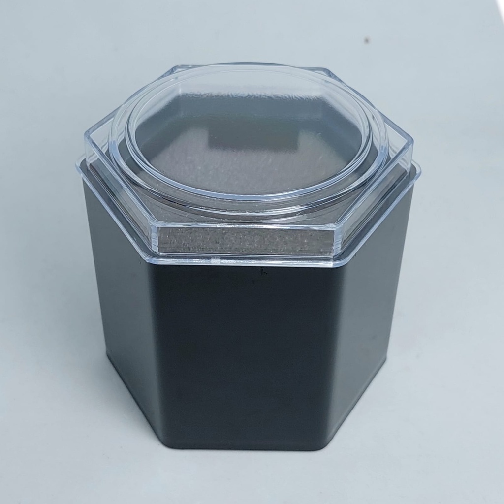 Kotak Jam Tangan  SEGI  6  HITAM