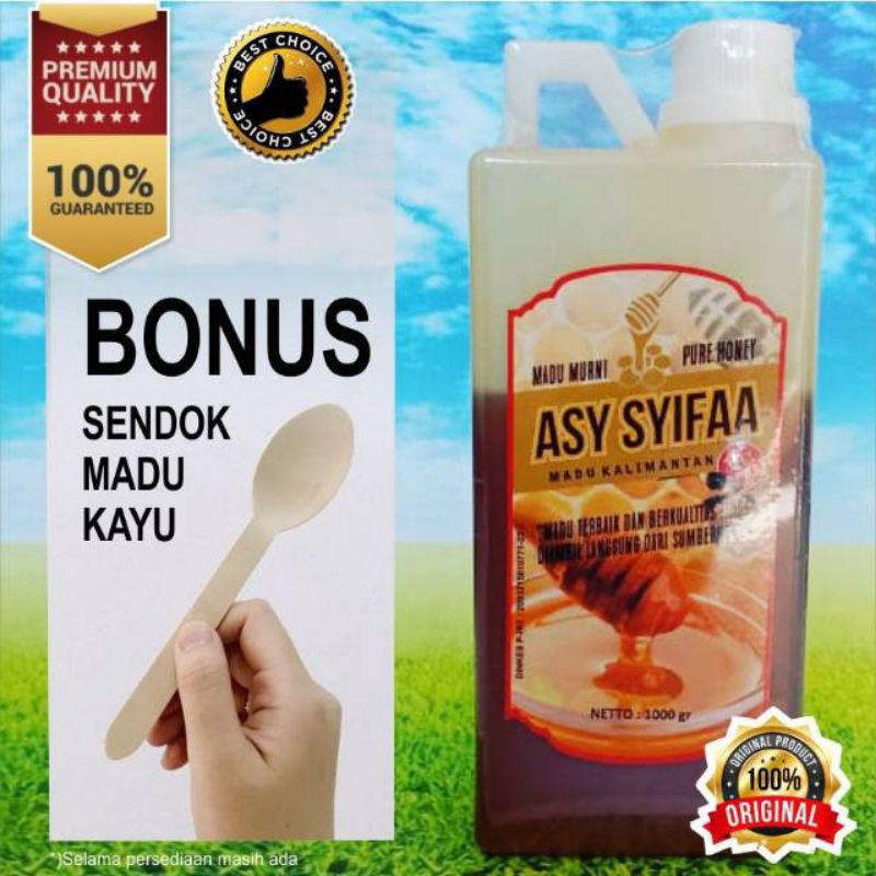 

100% ASLI MADU ASY SYIFAA / MADU MURNI KALIMANTAN ( PURE HONEY )