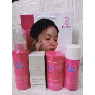 BG SKIN LUXURY WHITENING PAKET + SERUM RETINOL BG SKIN / BEAUTY GLOW LUXURY PAKET WHITENING + SERUM 