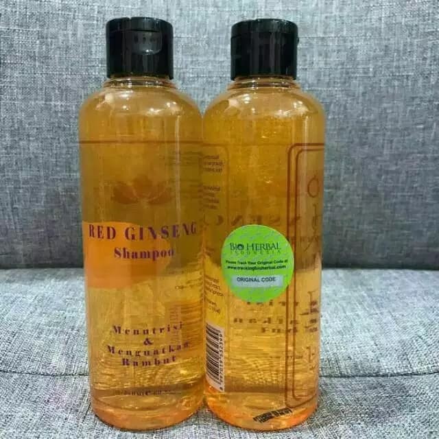 RED GINSENG SHAMPOO BPOM PENYUBUR PENEBAL PENCEGAH RAMBUT RONTOK