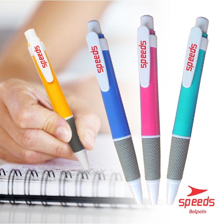 

SPEEDS Bolpoin Hitam Pulpen BallPoint Bolpen Ballpen Pena Alat Tulis Menulis Kantor Belajar