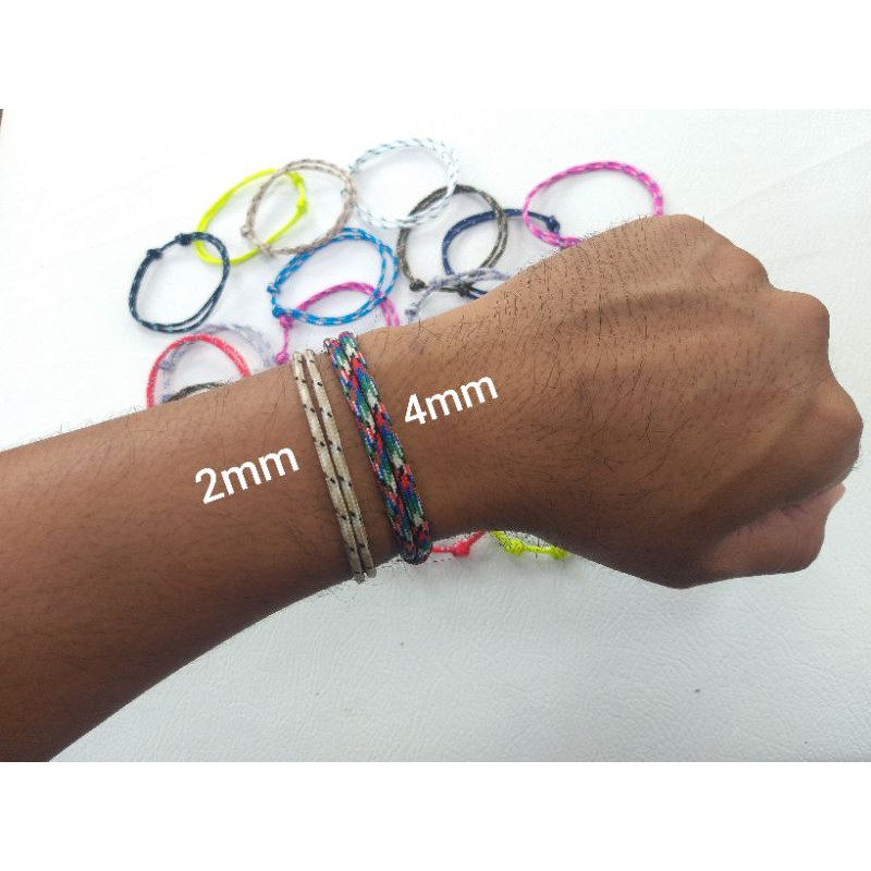 Gelang Paracord simple 2mm 2 mm