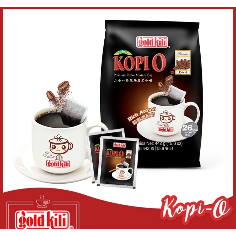 

Gold Kili Kopi O isi 20pcs Premium Singapore Coffee Kopi-O Kosong