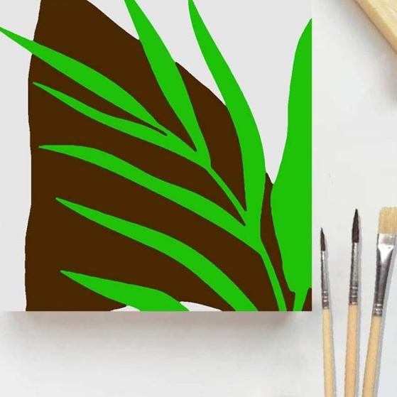 

♀ Paint by number PLANT DECORATIVE 7 20x20 Painting kit/Set Melukis - DECORATIVE 7 ✯