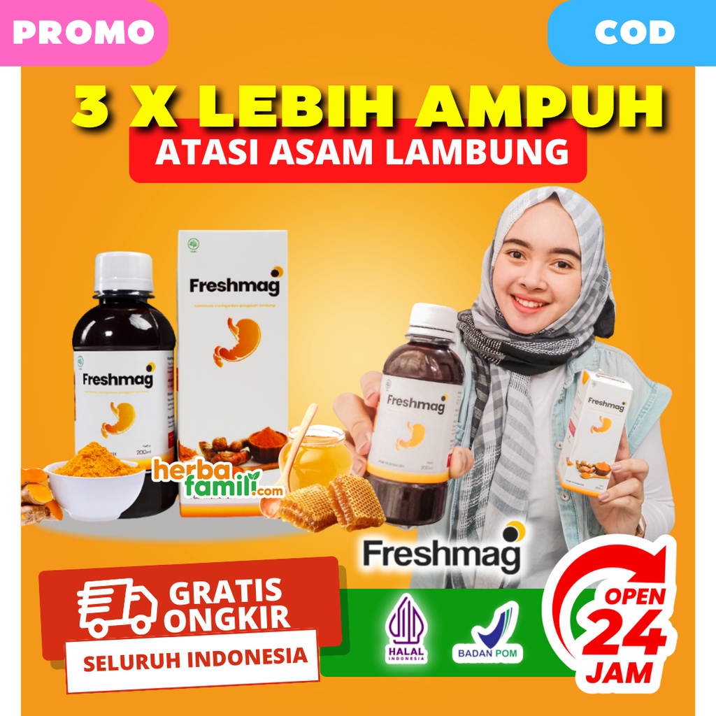 FRESHMAG 100% ORIGINAL OFFICIAL | Madu Asam Lambung Asli Obat Herbal Freshmaag Fresh Mag Fresh Maag Freshmag Ampuh Atasi Asam Lambung Secara Alami Dan Aman Freshmag