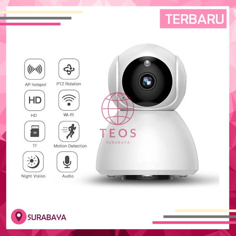 Terbaik Snowman Smart PTZ 1080P Ip Camera Indoor CCTV Global Version TEOS