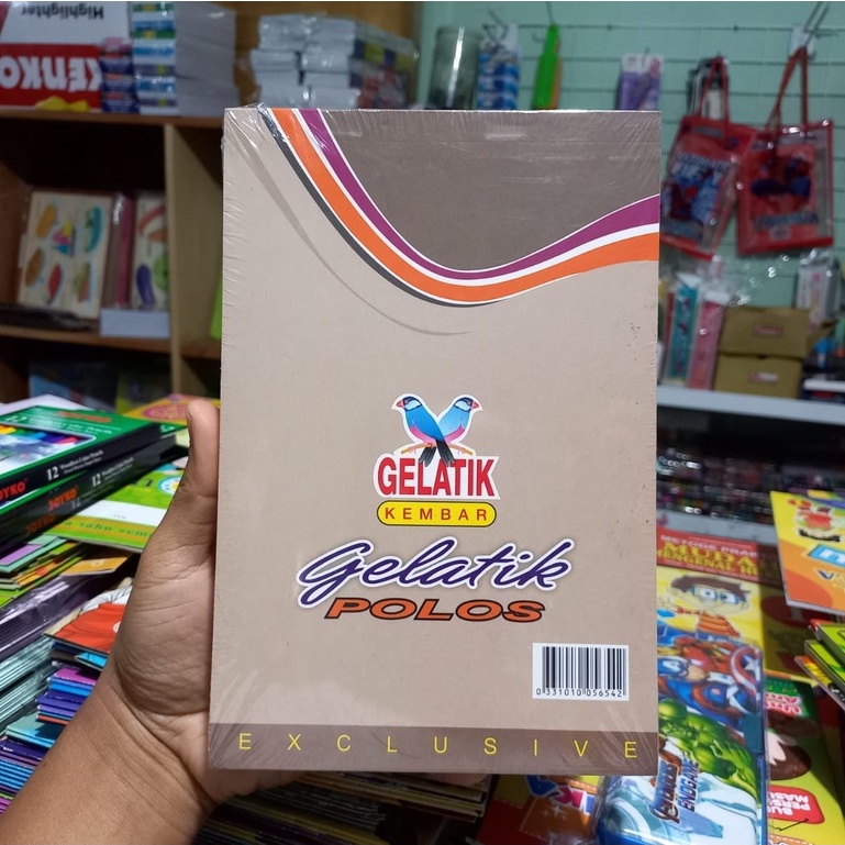 Buku catatan / block note besar polos gelatik kembar