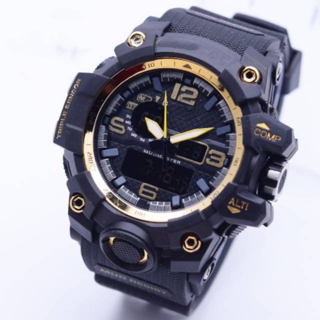 COD WATER RESIST GWG 1000 Digital Double Rubber Jam Tangan Pria Watch FREE BATERAI G1