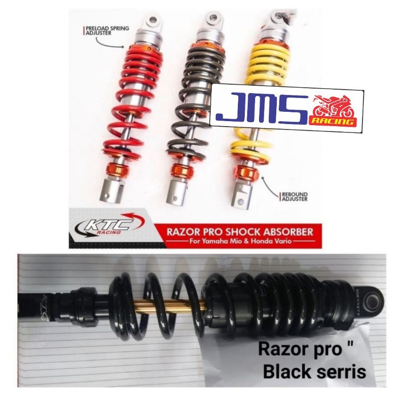 shock shockbreaker ktc racing razor klik rebound fungsi side 305/330 mio scoopy vario125/150 lexi beat vario160 xeon soul