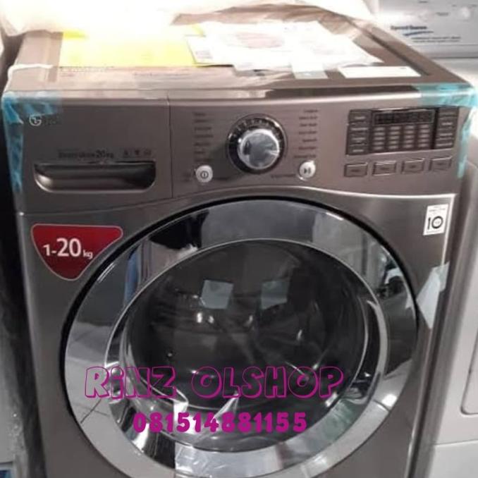 MESIN CUCI LG F2720SVTV FRONT LOADING 20 KG INVERTER DIRECT