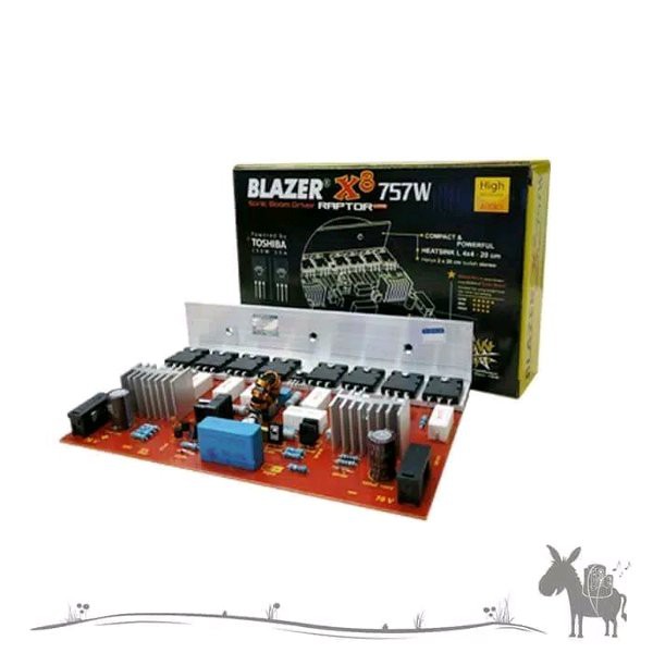 KIT Power Amplifier 757 watt Blazer X8 Raptor